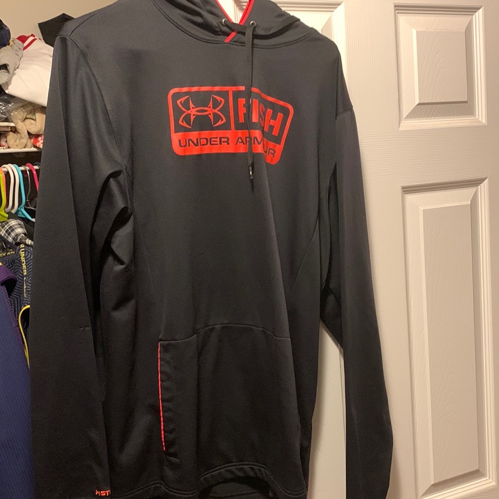 Under Armour Fish Storm Hoodie Mens XL great shape